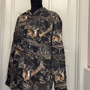 RedHead camo button-up shirt in black and brown #hunting - Size M